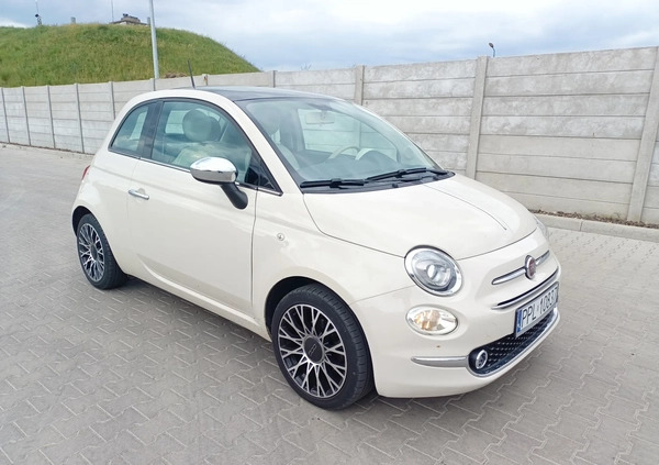 Fiat 500 cena 38900 przebieg: 31000, rok produkcji 2018 z Pleszew małe 191